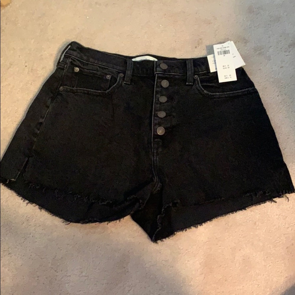 NWT Abercrombie Curve Love High Rise Mom Short
